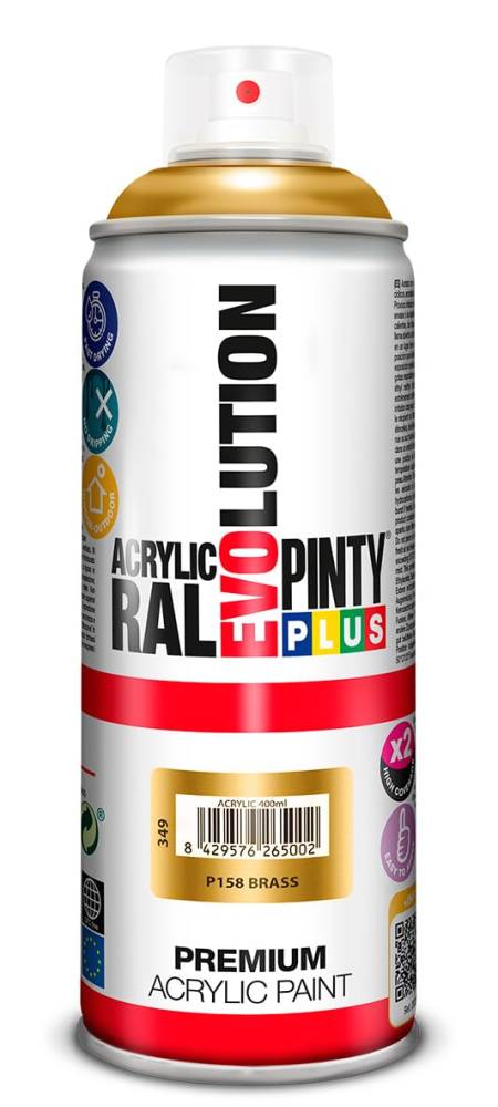 ΑΚΡΥΛΙΚΟ ΧΡΩΜΑ ΣΠΡΕΙ BRASS P158 400ML PINTY PLUS
